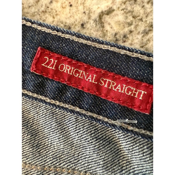 Lucky Brand 221 Original Straight Jeans Mens 32x32 Dark Wash Denim - Picture 4 of 10